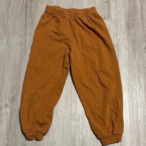 Kids Brown Jogger Pants 100% Cotton